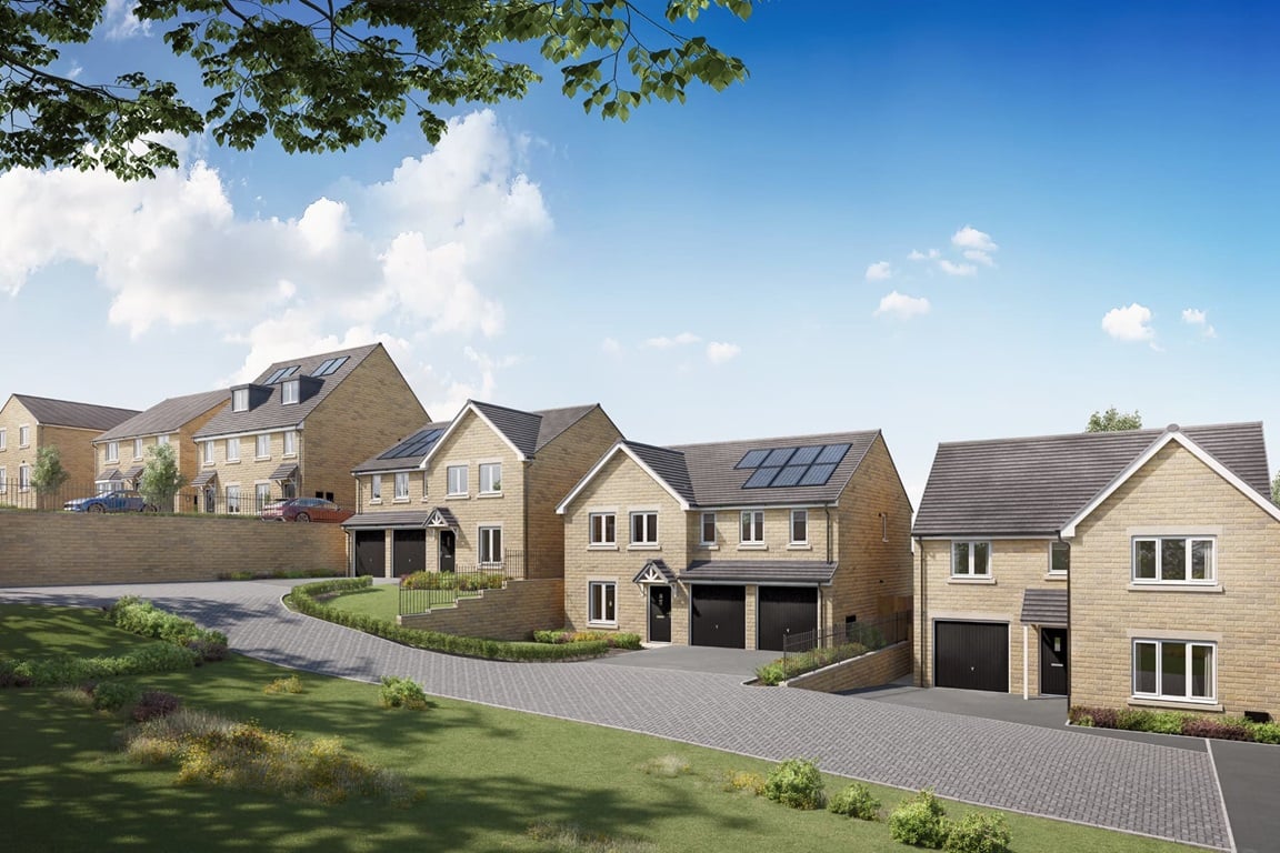 An artists impression of Riven Stones, Blackburn