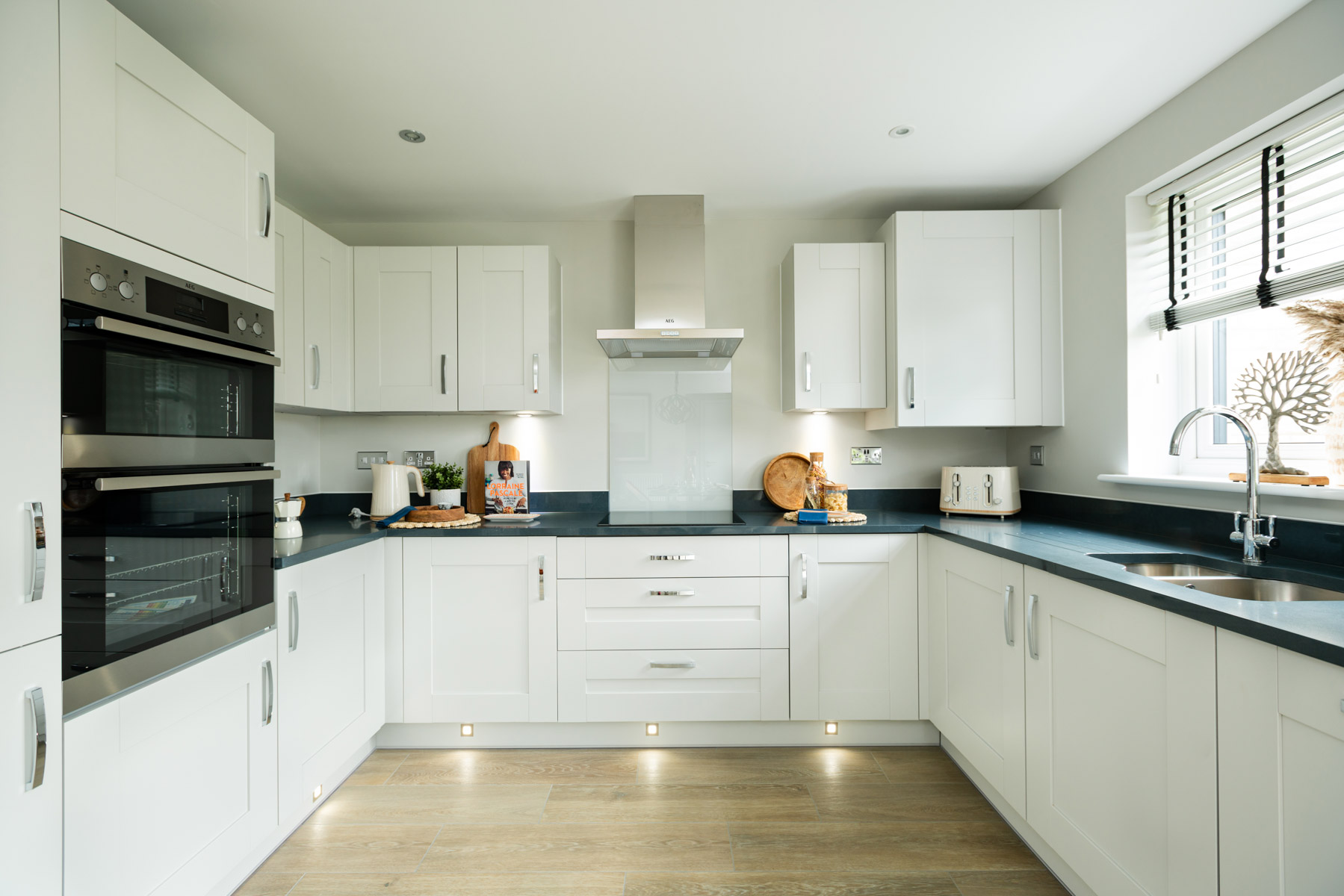 Energy efficient features are used within each home