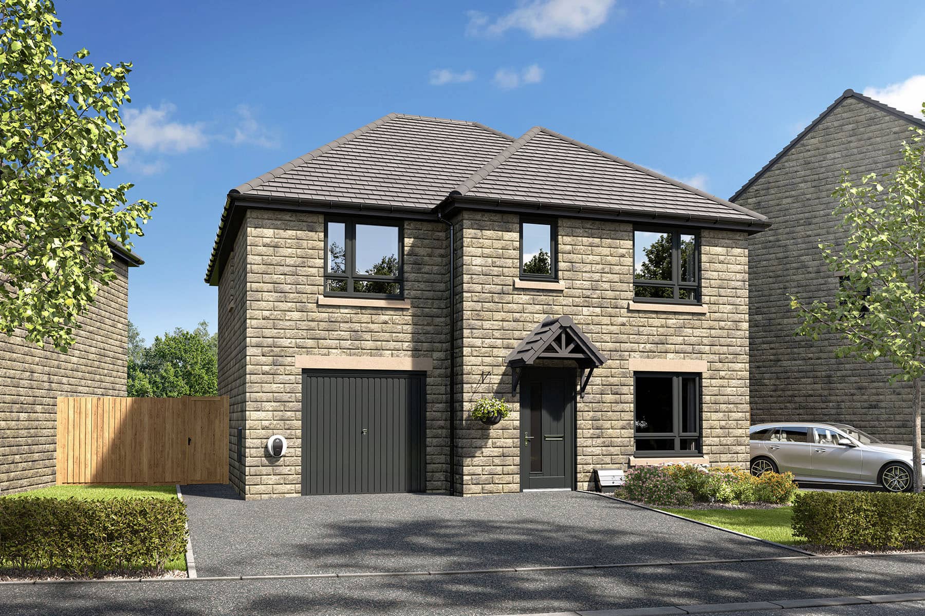 Detached, semi detached and news style homes