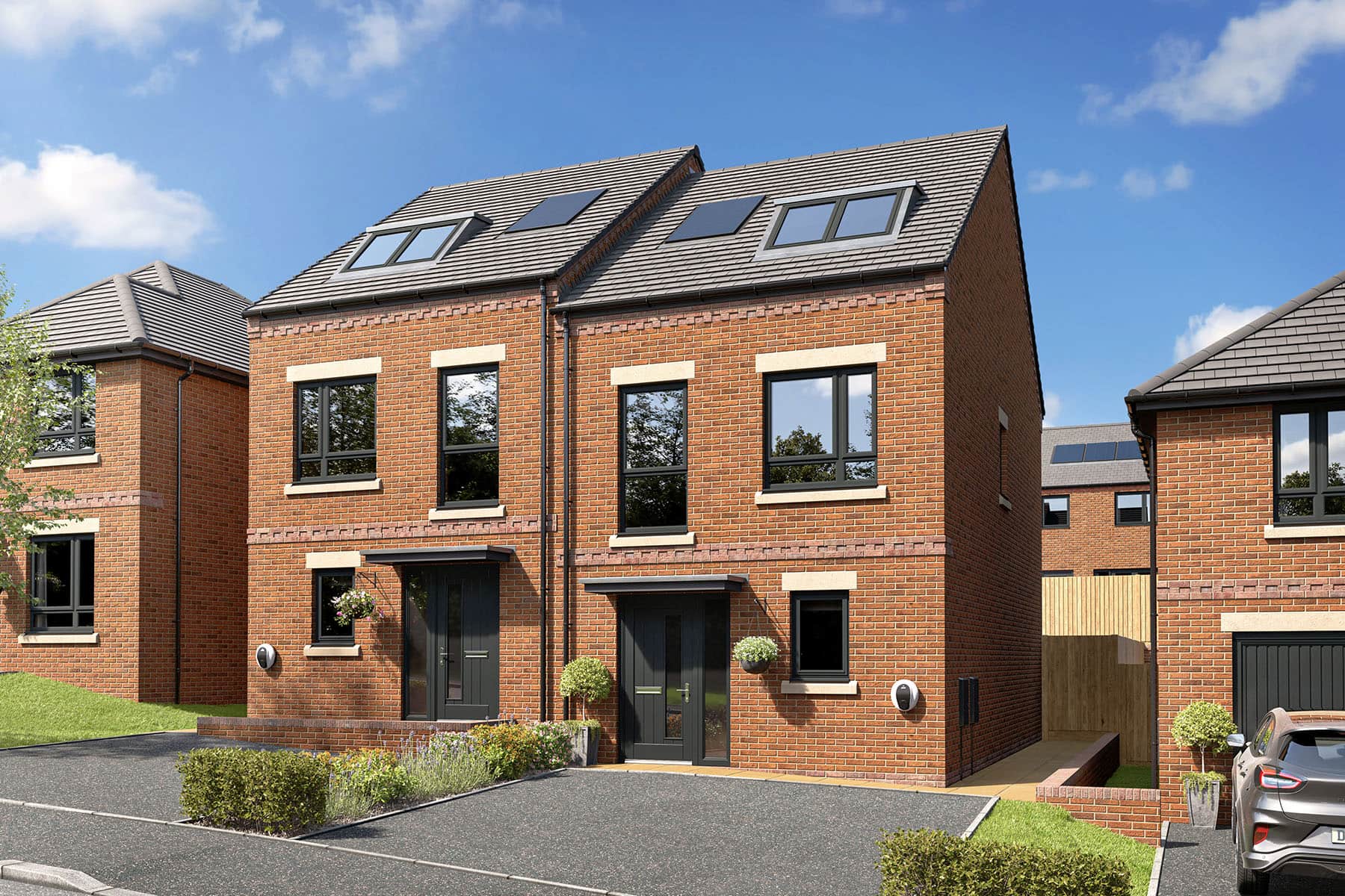 Designed in a mixture of finishes to add character throughout