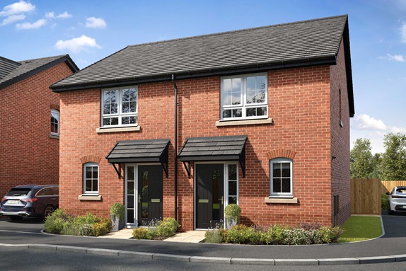 2 bedroom semi-detached