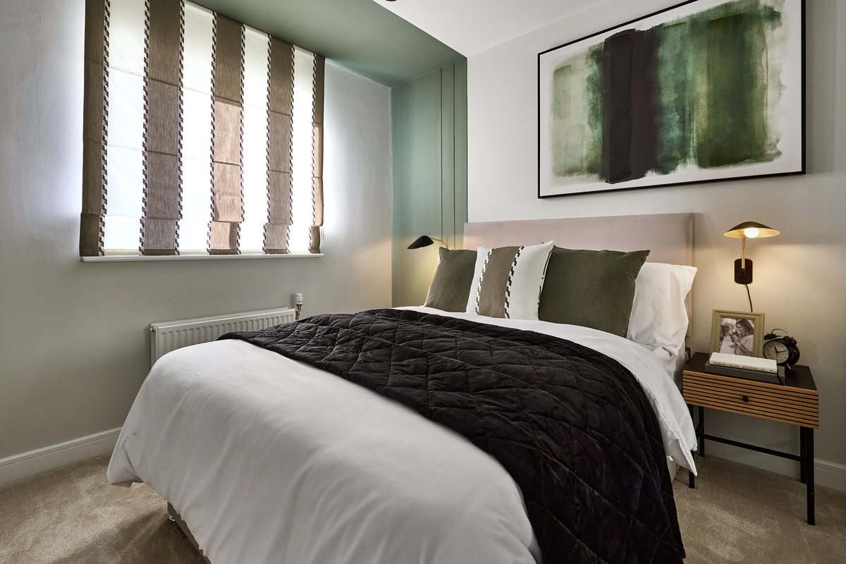 Bedroom 2 allows for guests to stay the weekend