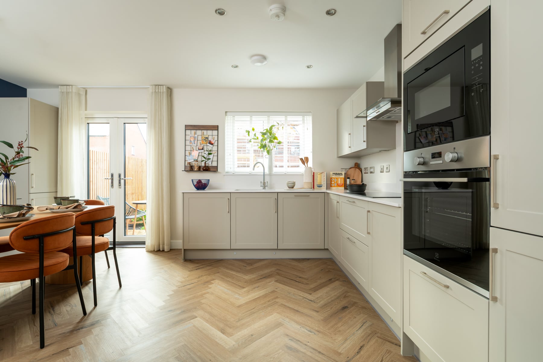 Carefully designed kitchen to maximise storage