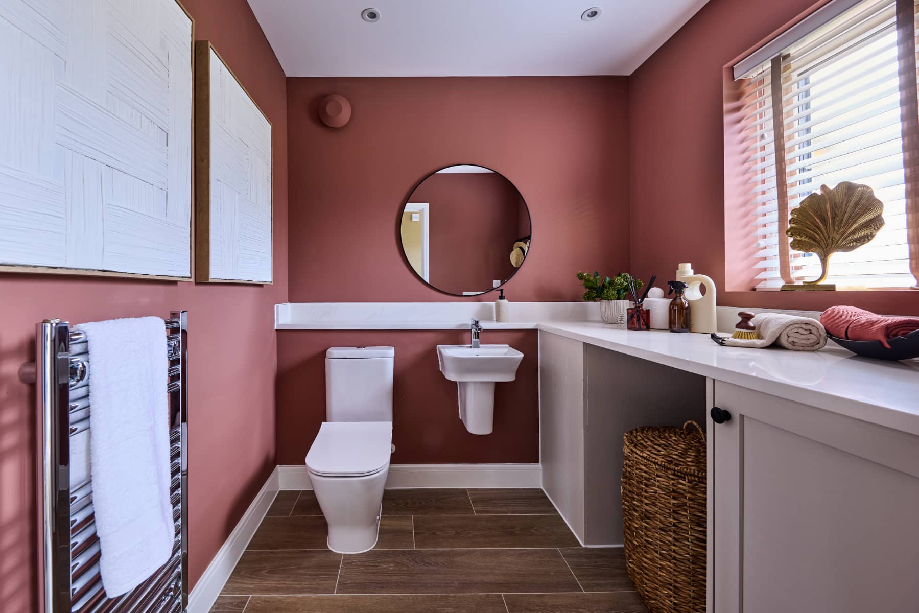 A handy downstairs cloakroom, perfect for family life and visiting guests.