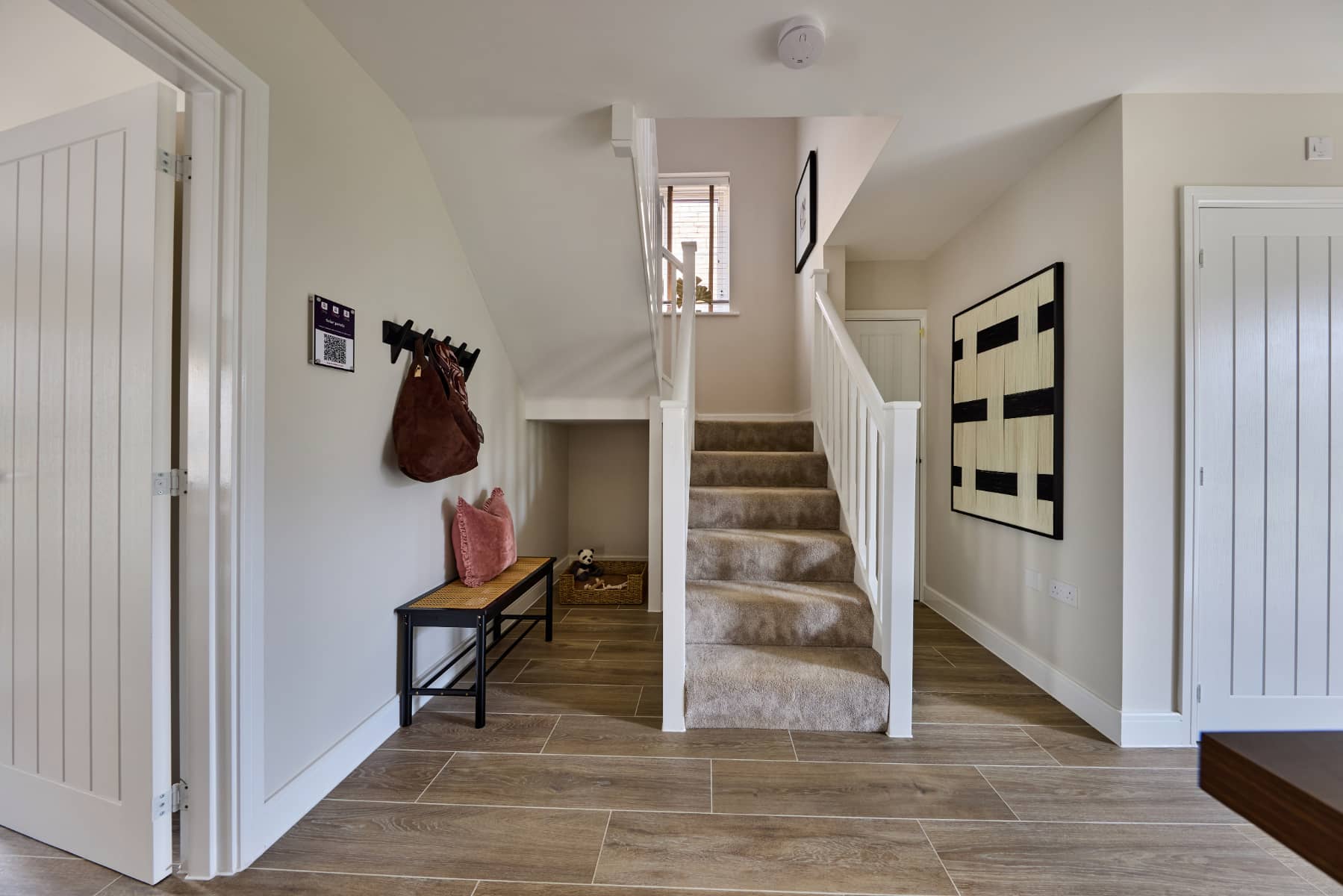 Welcoming entrance hall offering a bright first impression of the home.