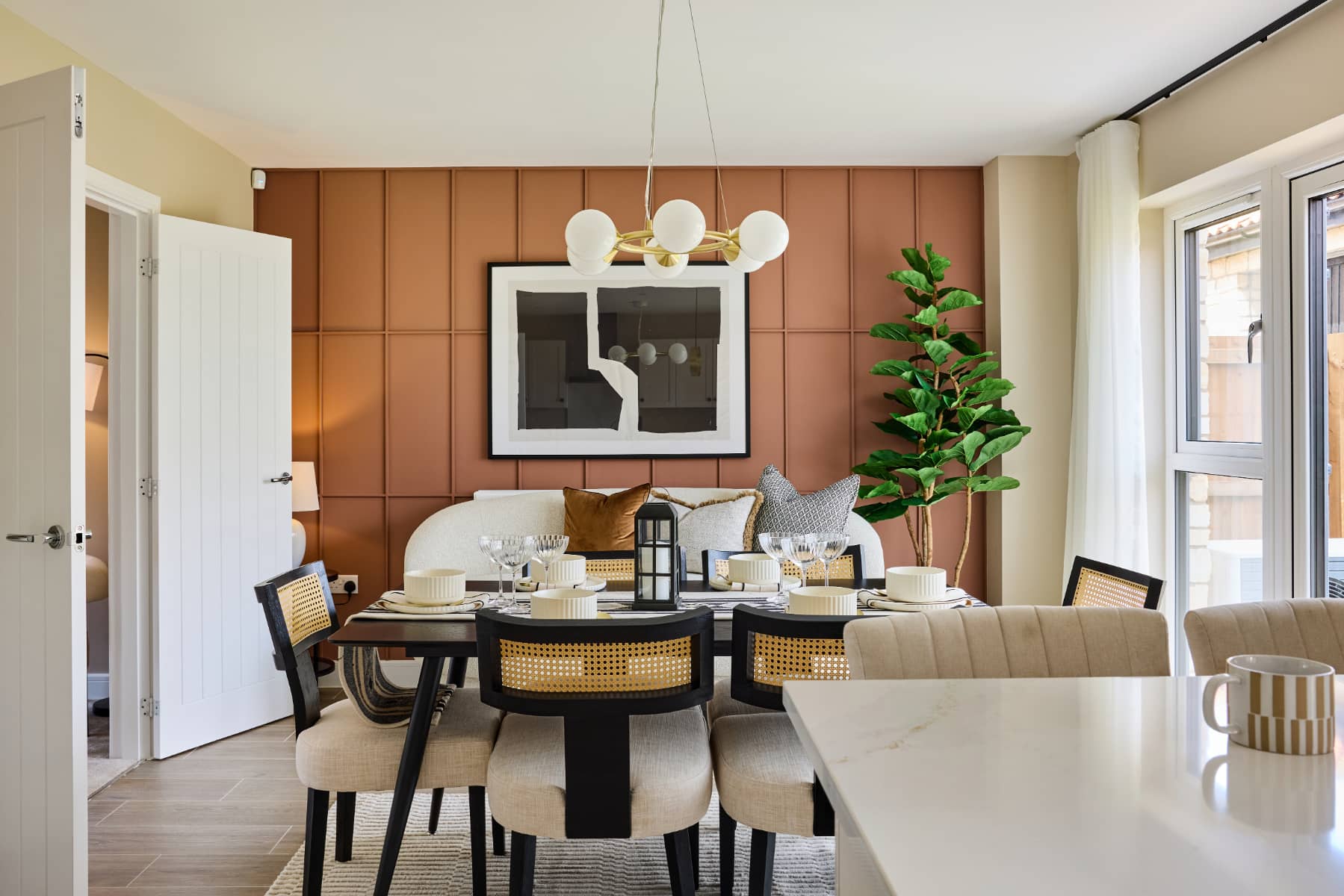 The heart of the home, with plenty of space for cooking, dining and catching up.