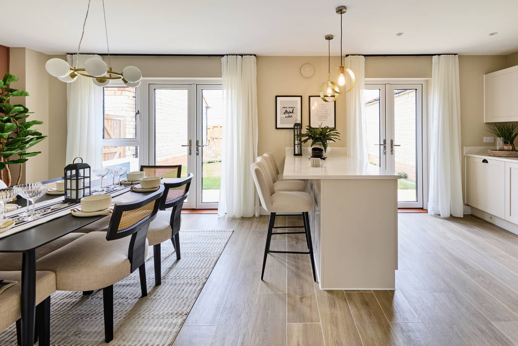 Open-plan living makes everyday family life feel effortless.