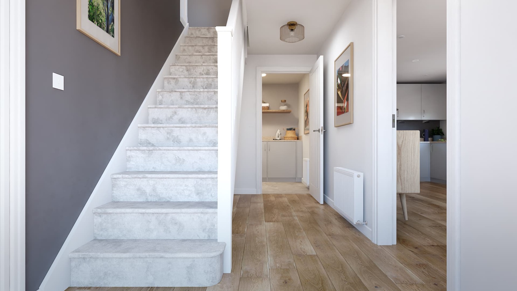 Plumdale Hallway