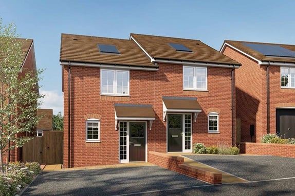 2 bedroom semi-detached