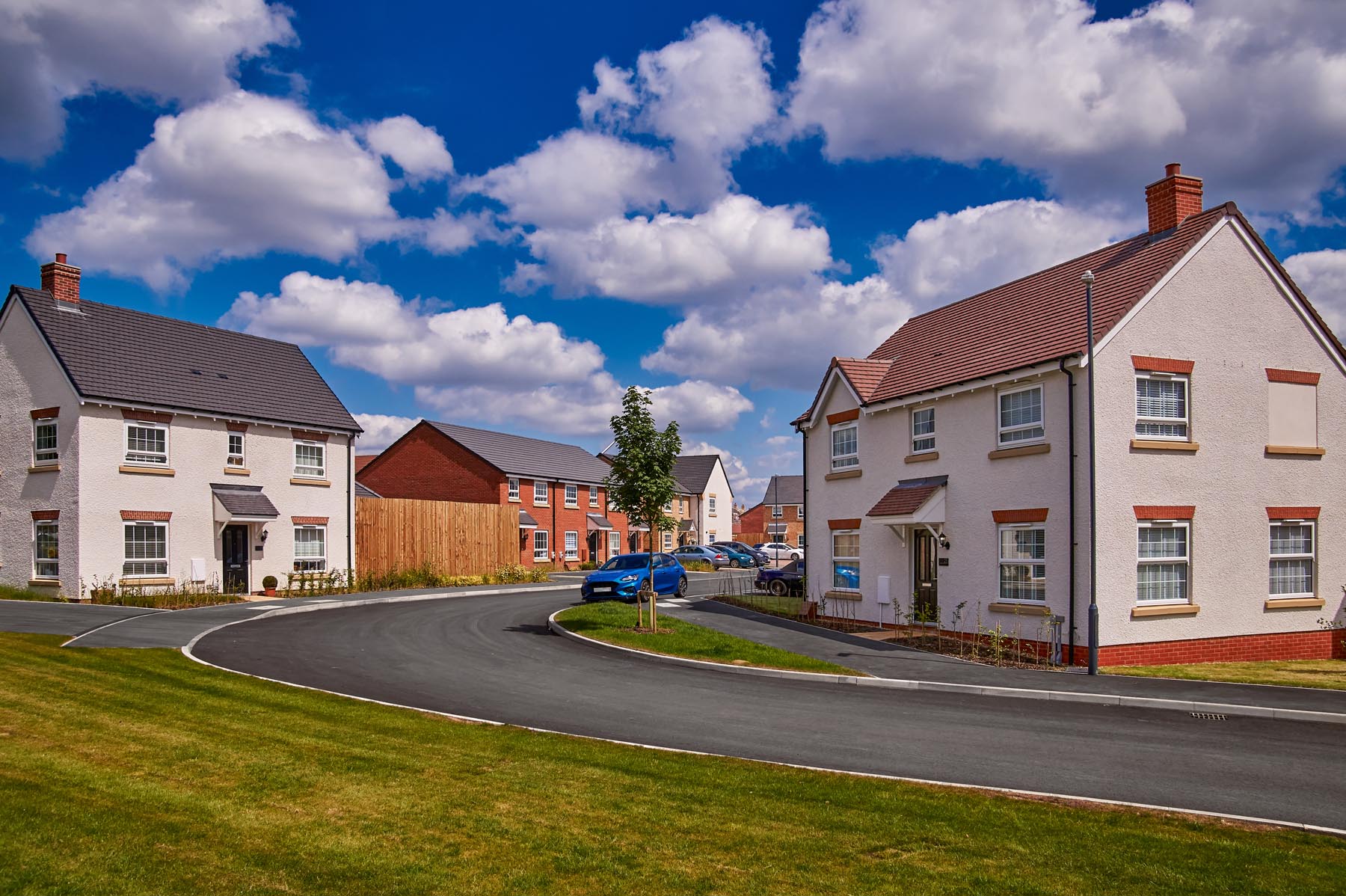 Typical street at Valiant Fields