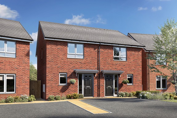 2 bedroom semi-detached