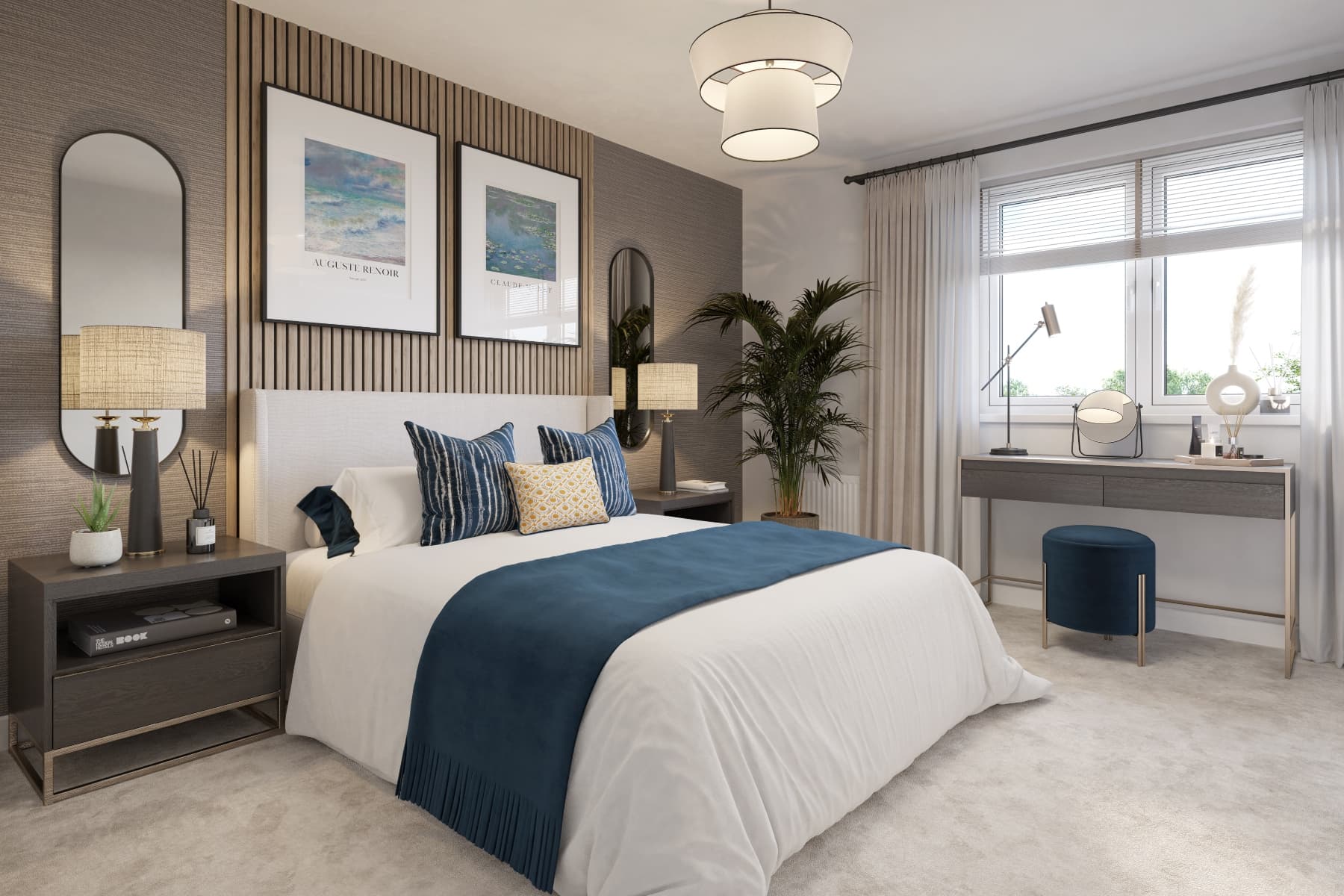 Bedroom 1 is located on the second floor and benefits from its own private ensuite