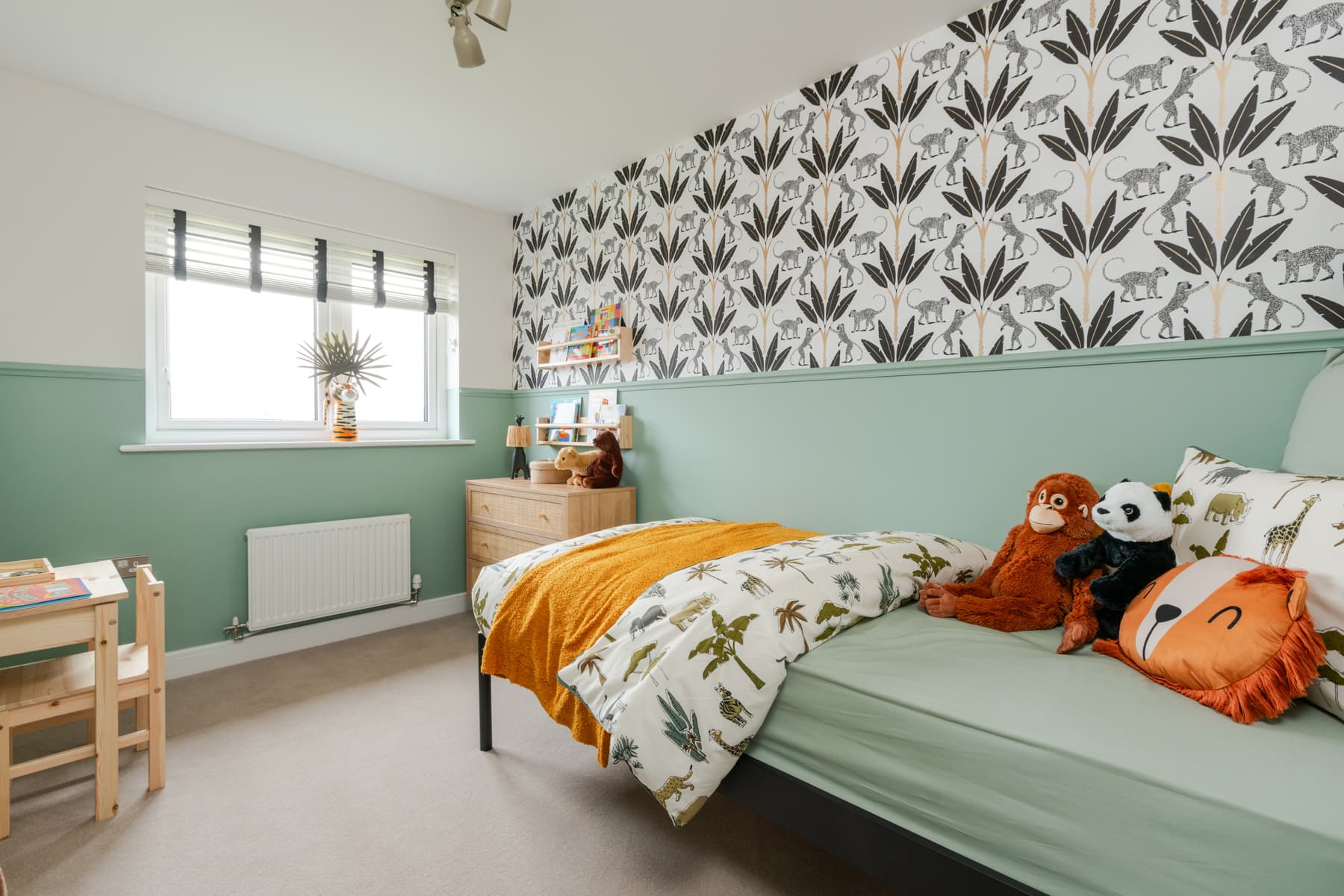Bedroom 3 is the ideal size for younger children