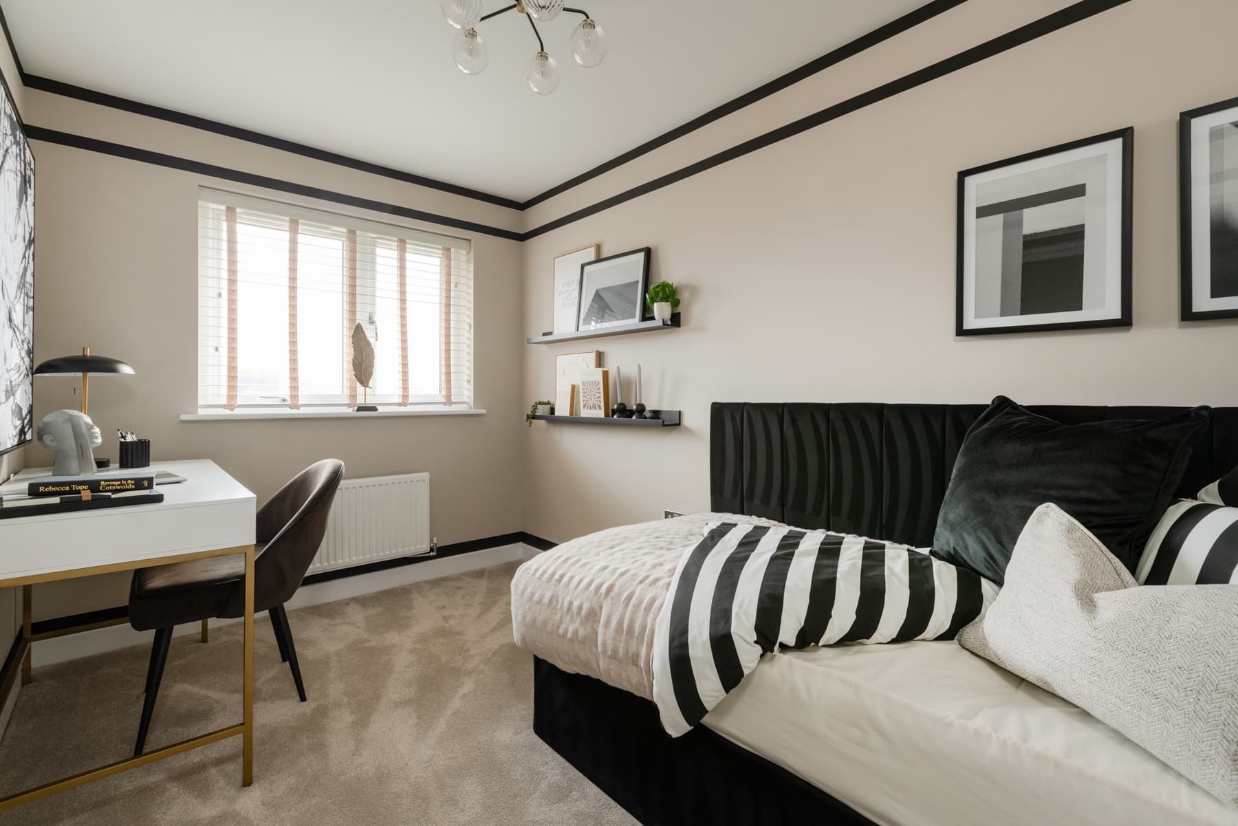 Bedroom 3 is ideal for younger children or for guests staying over