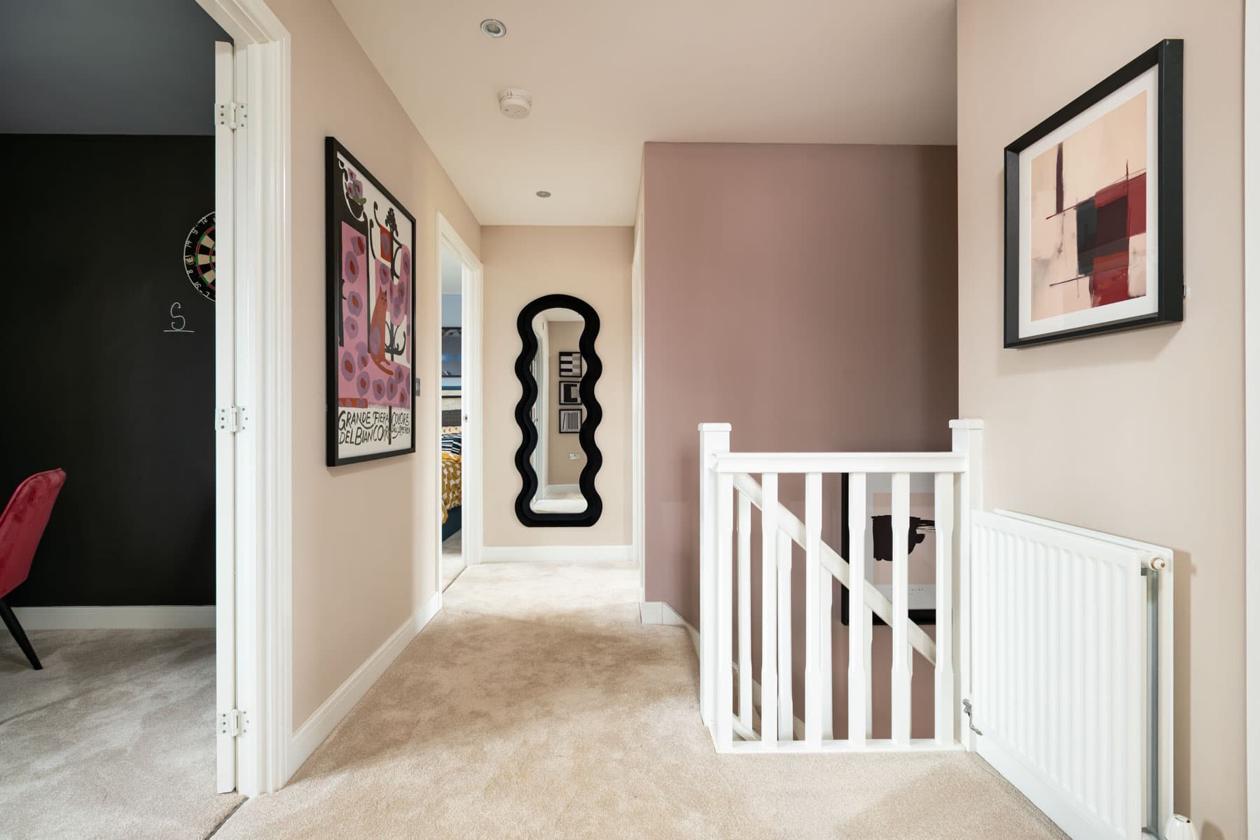 A bright and spacious landing