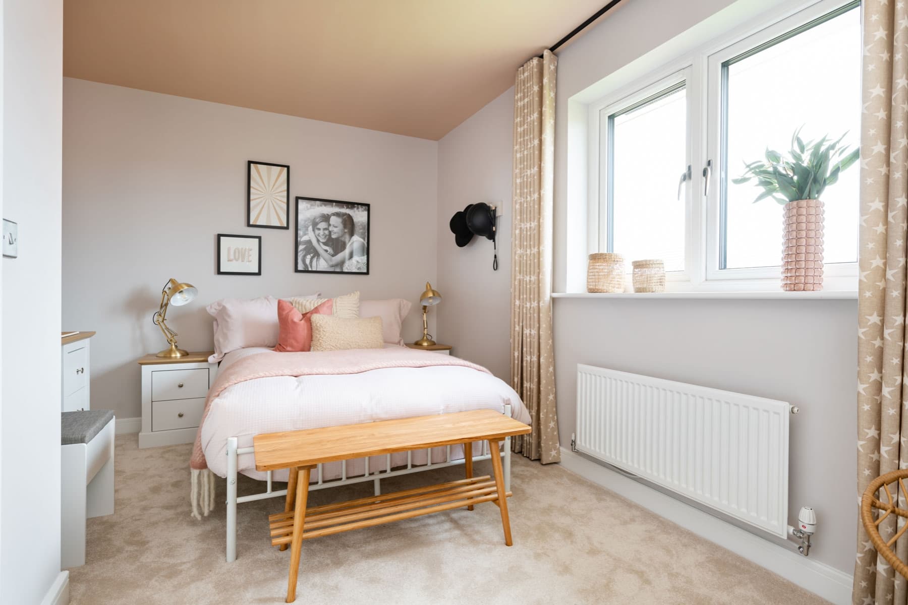 Bedroom 3 has additional space for built-in wardrobes