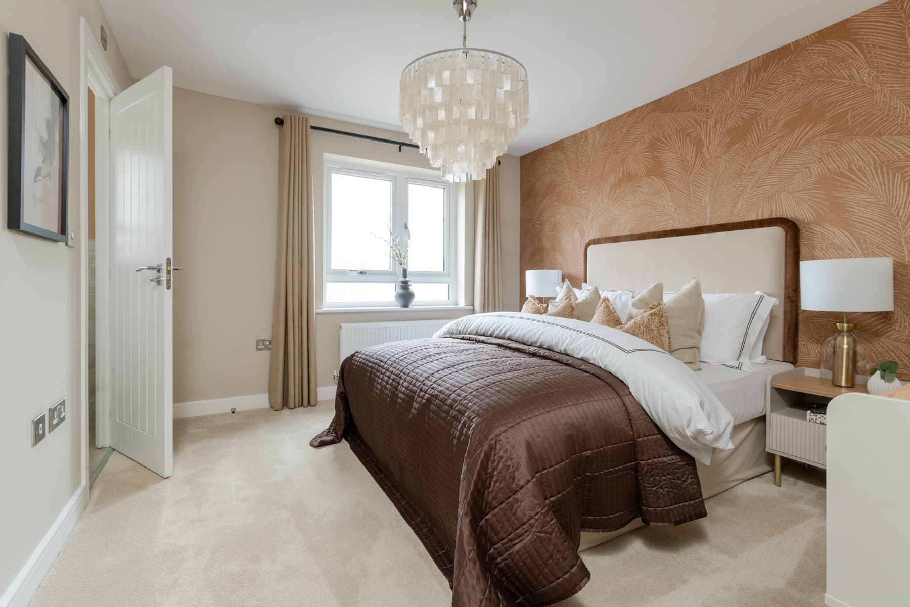 A generously sized bedroom 1