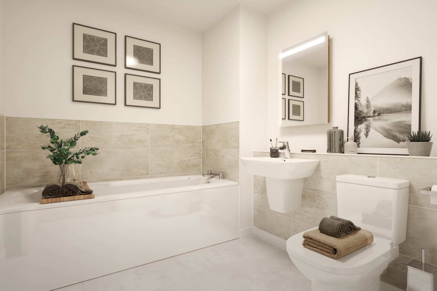 Reserve early to choose from a range of tiling options