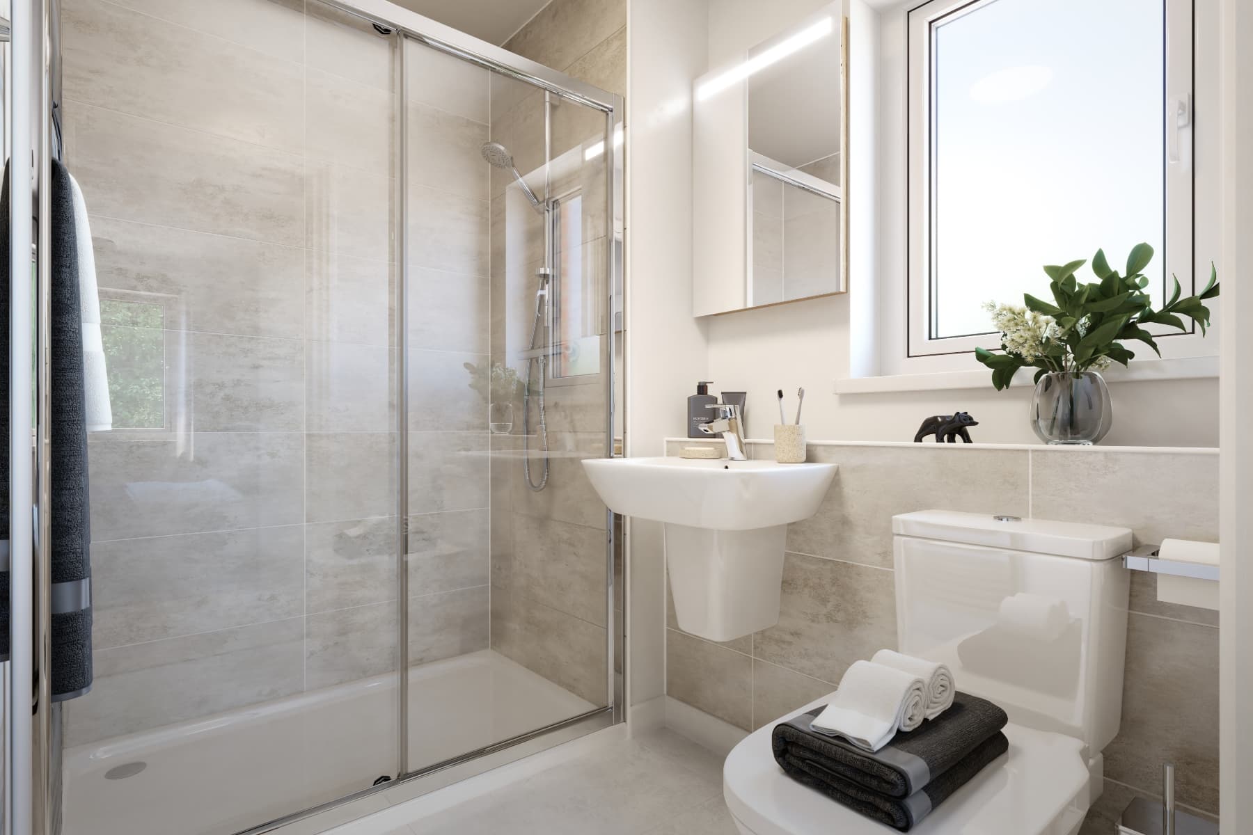 Mornings run smoother with your own ensuite shower room