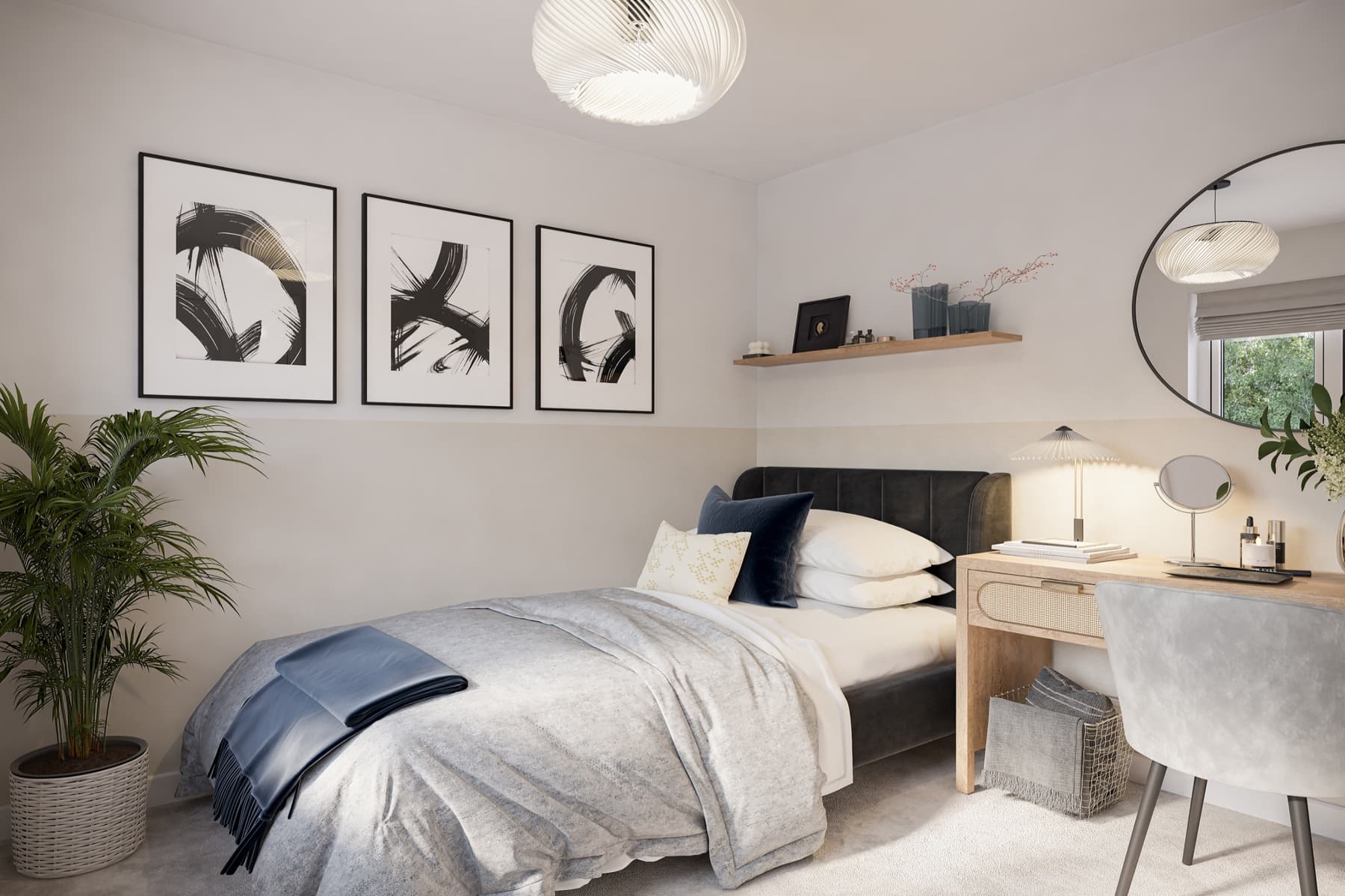 Bedroom 2 makes an ideal guest room