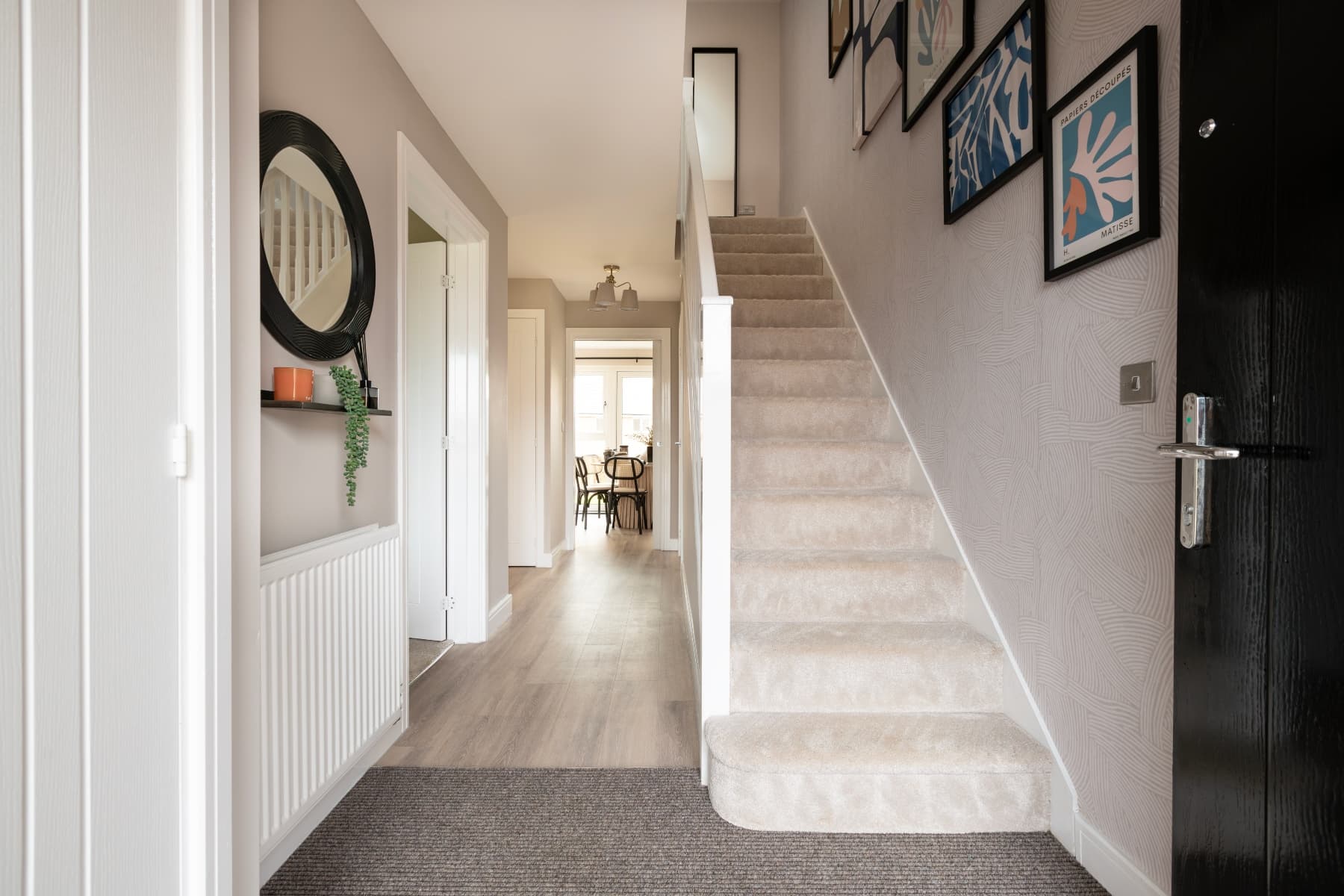 A welcoming hallway