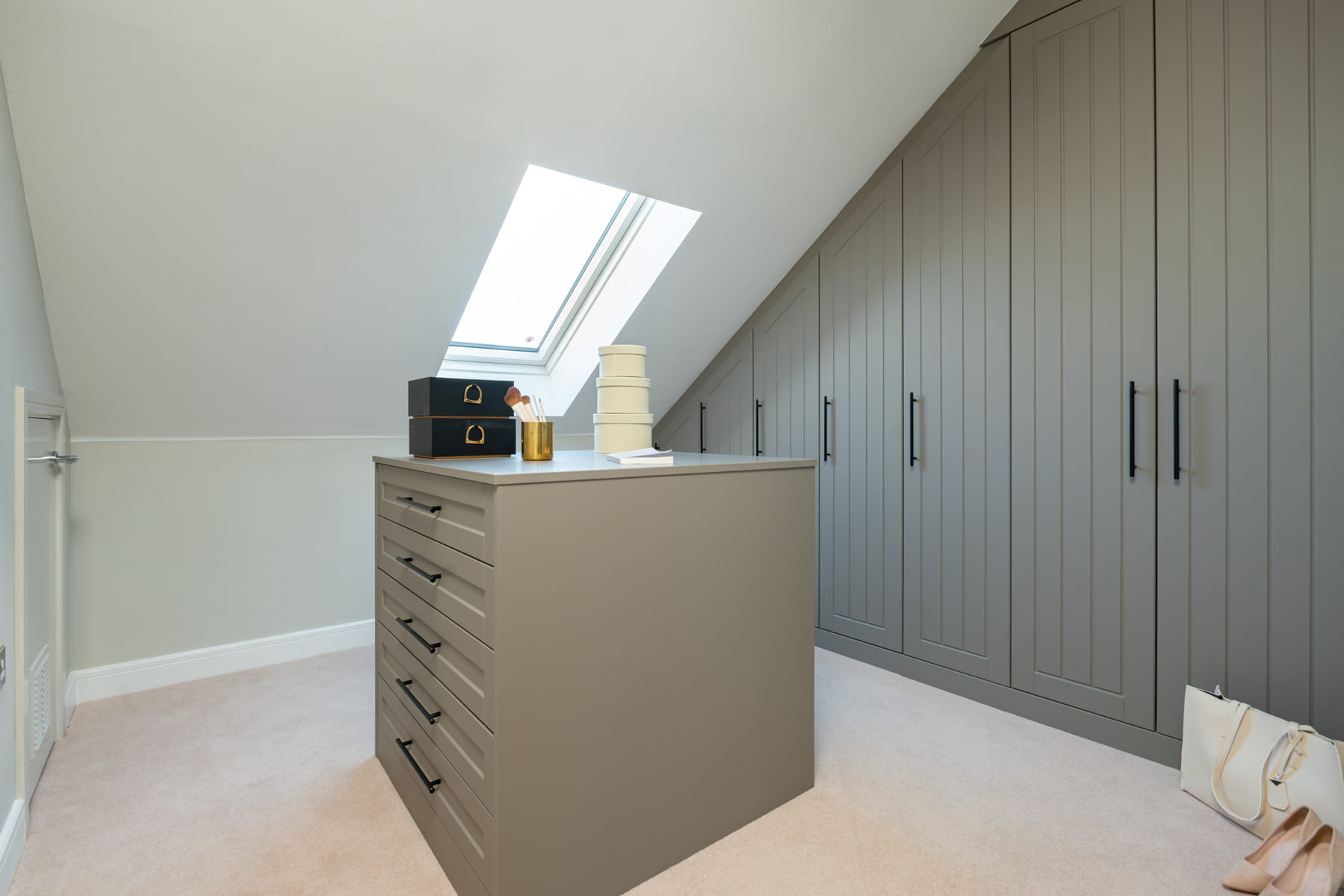 A dedicated space for a dressing area