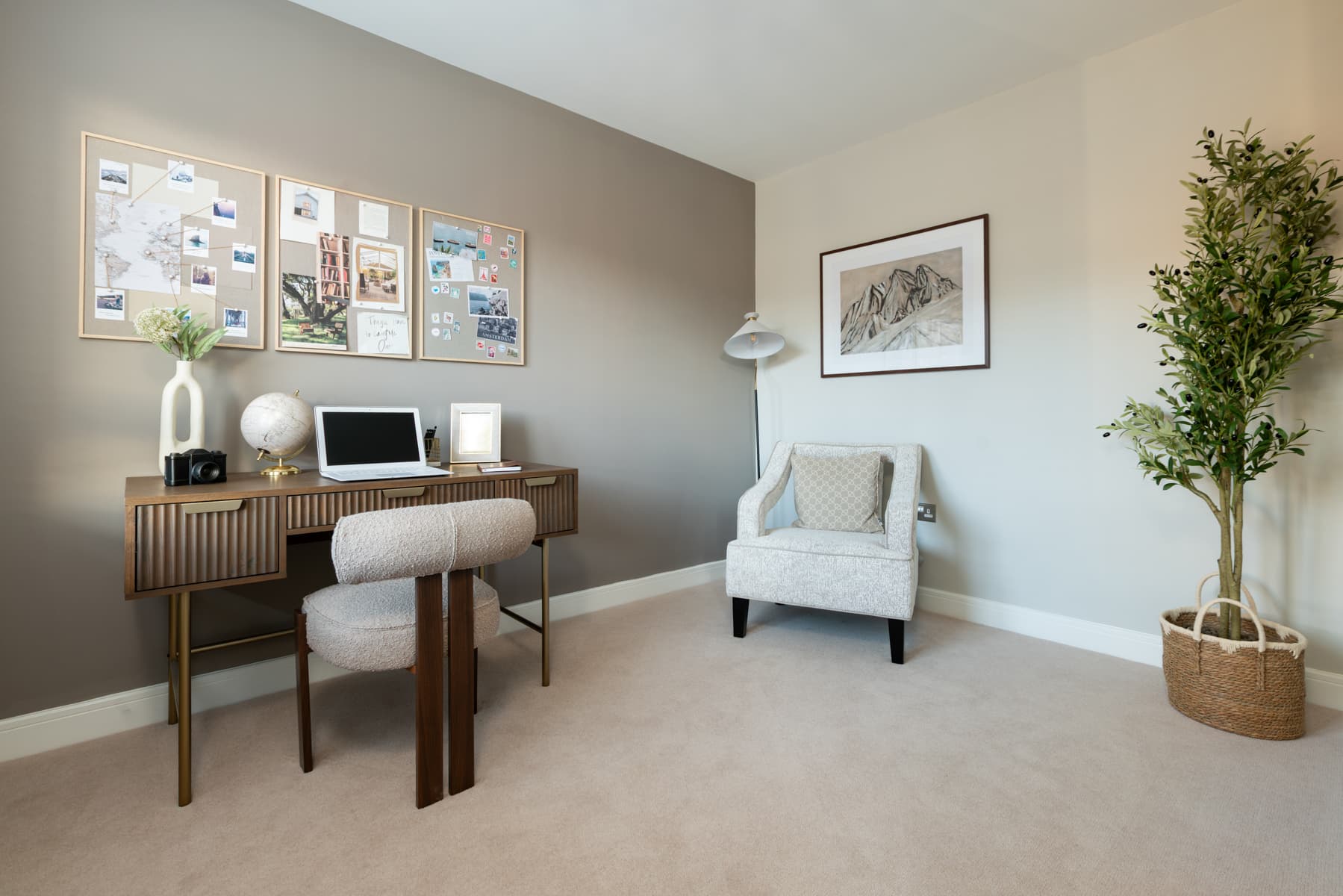 Bedroom 3 could be used as a home office or nursery