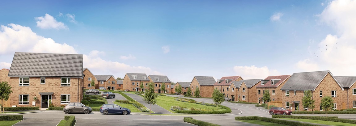 An Artist's impression of a street scene