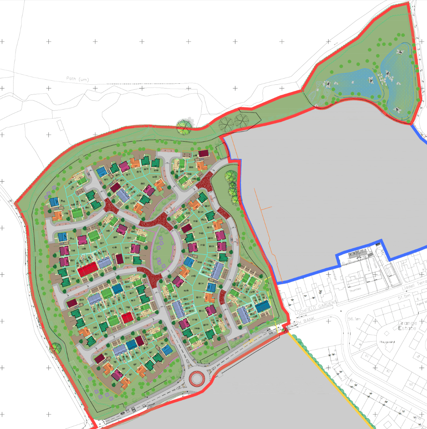 Proposed development plan