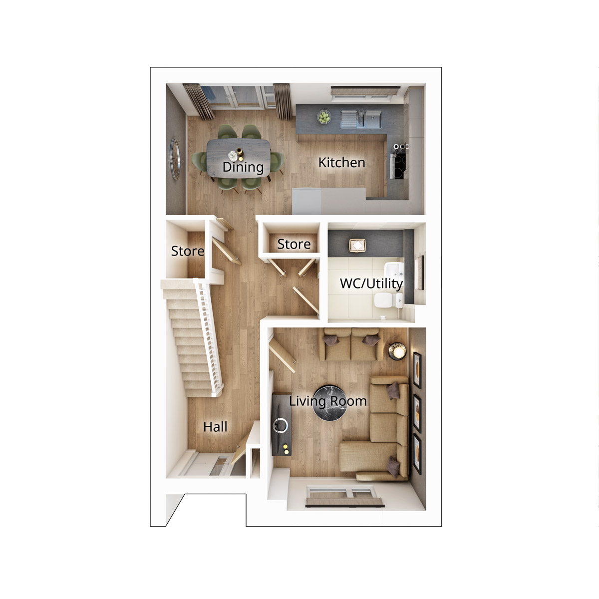 Keeford Ground Floor Plan