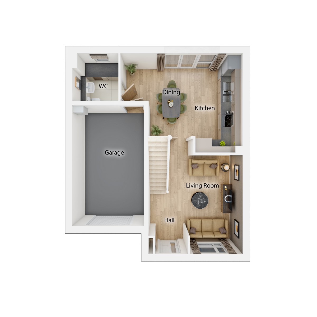 Byrneham Ground Floor Plan
