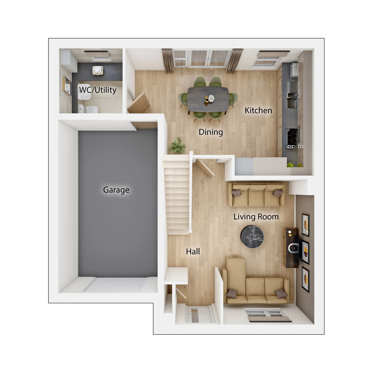 Chalham Ground Floor Plan