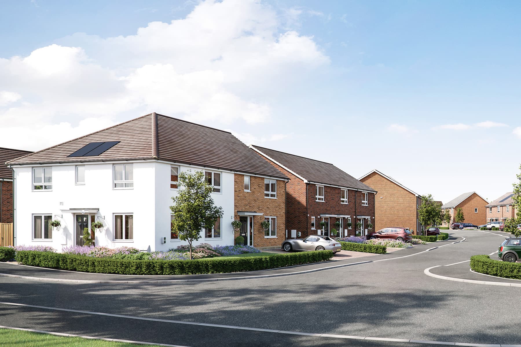 With 2, 3 & 4 bedroom homes