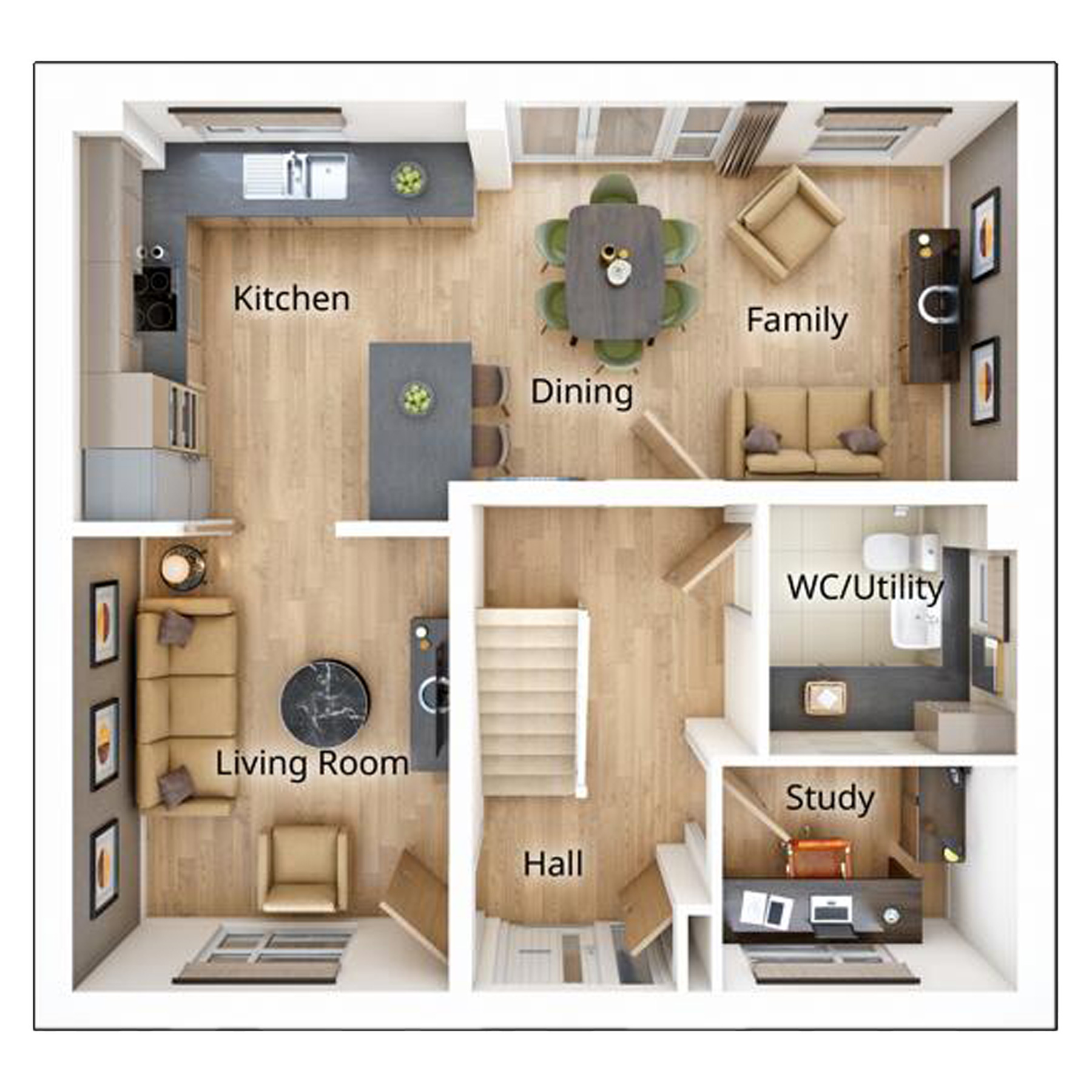 Aireton Ground Floor Plan