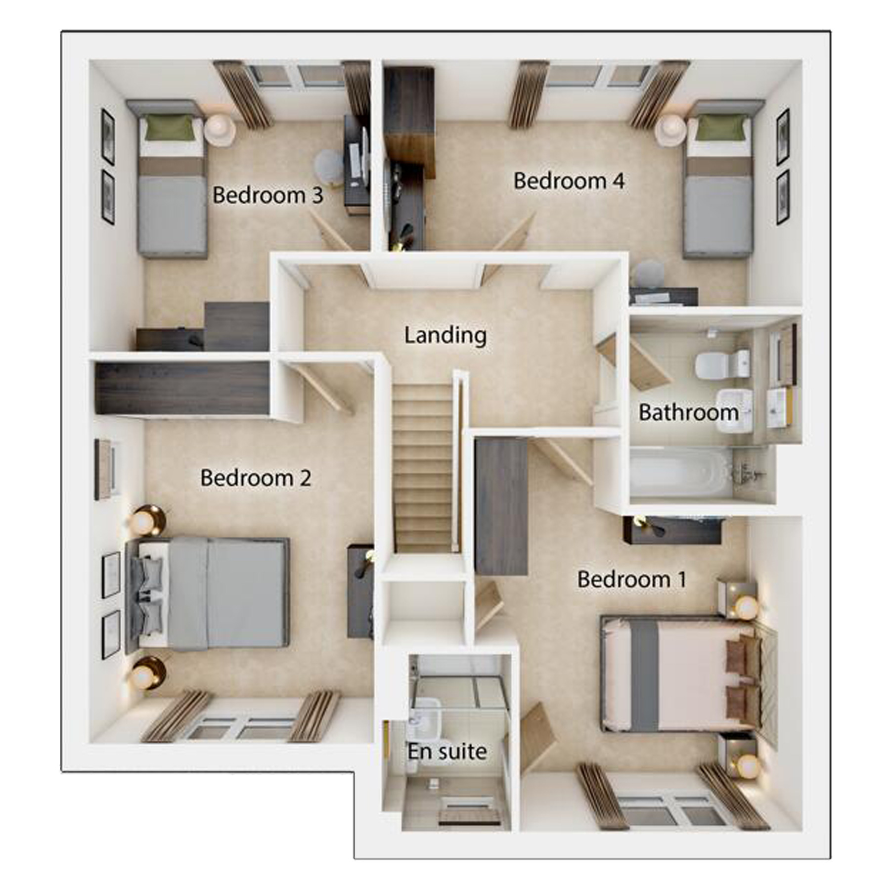 Chalham First Floor Plan