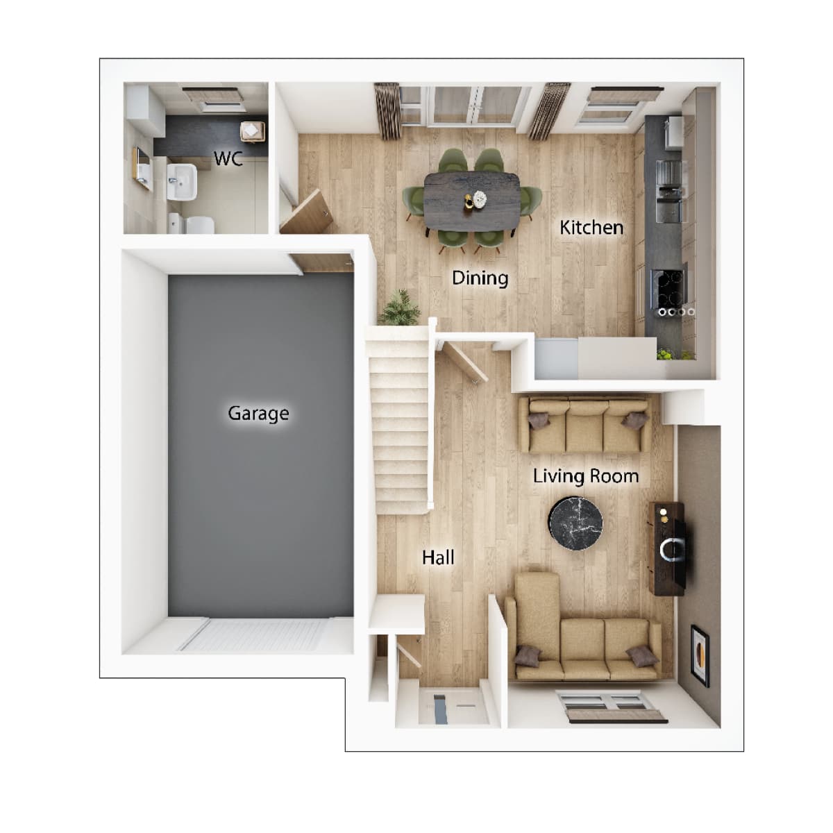 The Chalham Ground Floor Plan