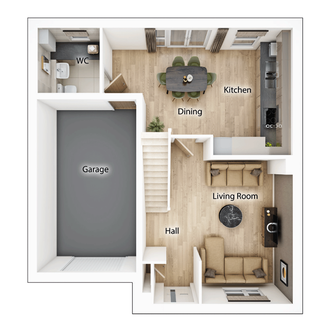 The Chalham Ground Floor Plan