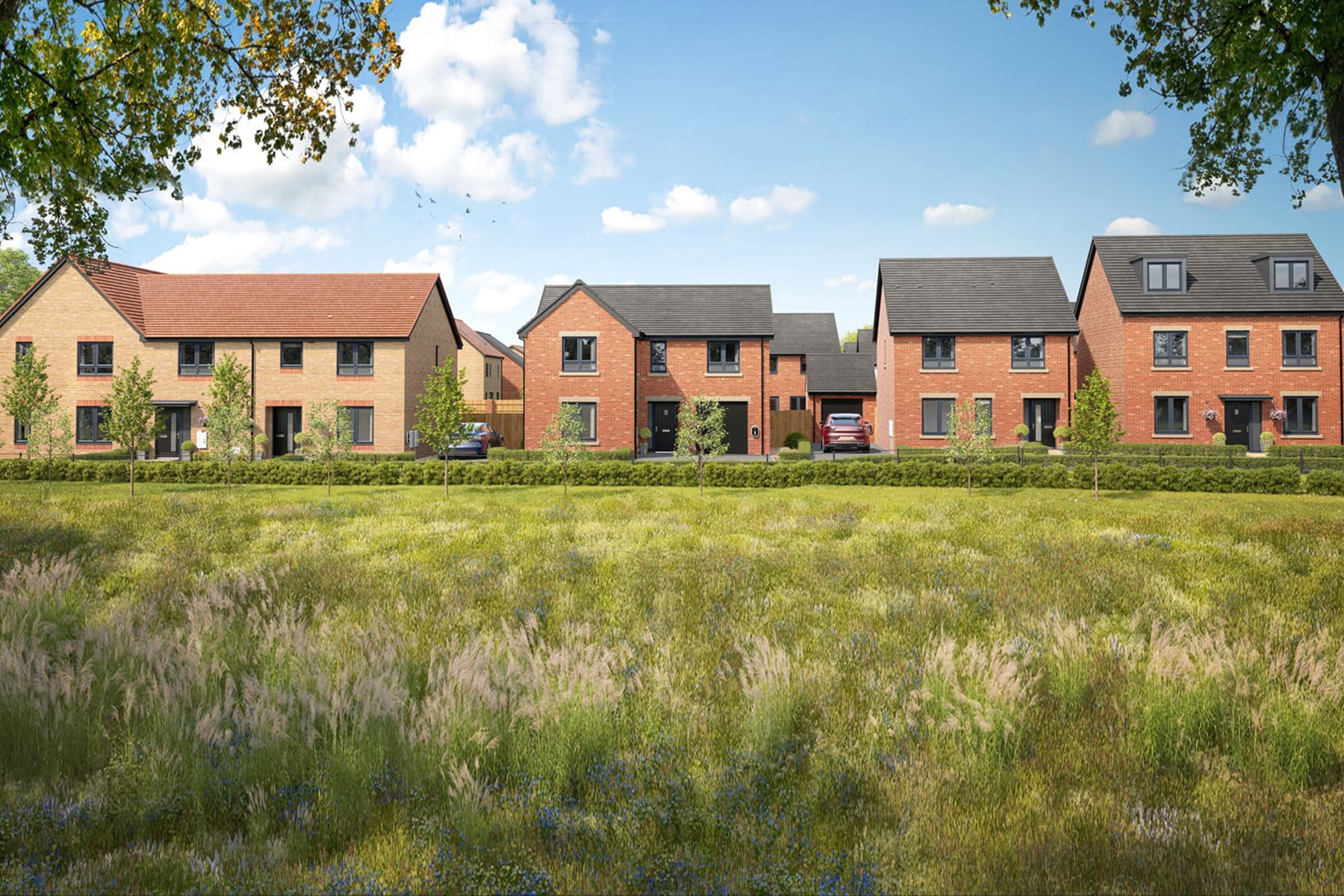 Offering a selection of 2 - 5 bedroom homes and 2 bed apartments