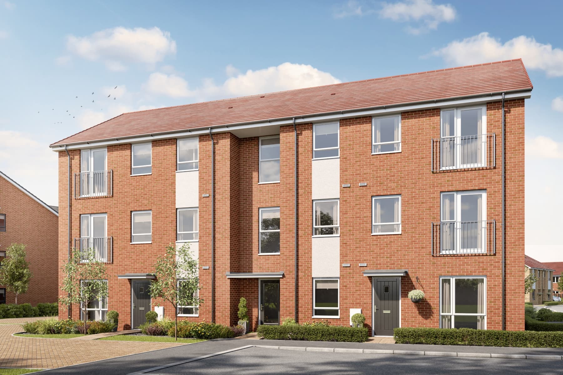 The development will include 2 bedroom apartments