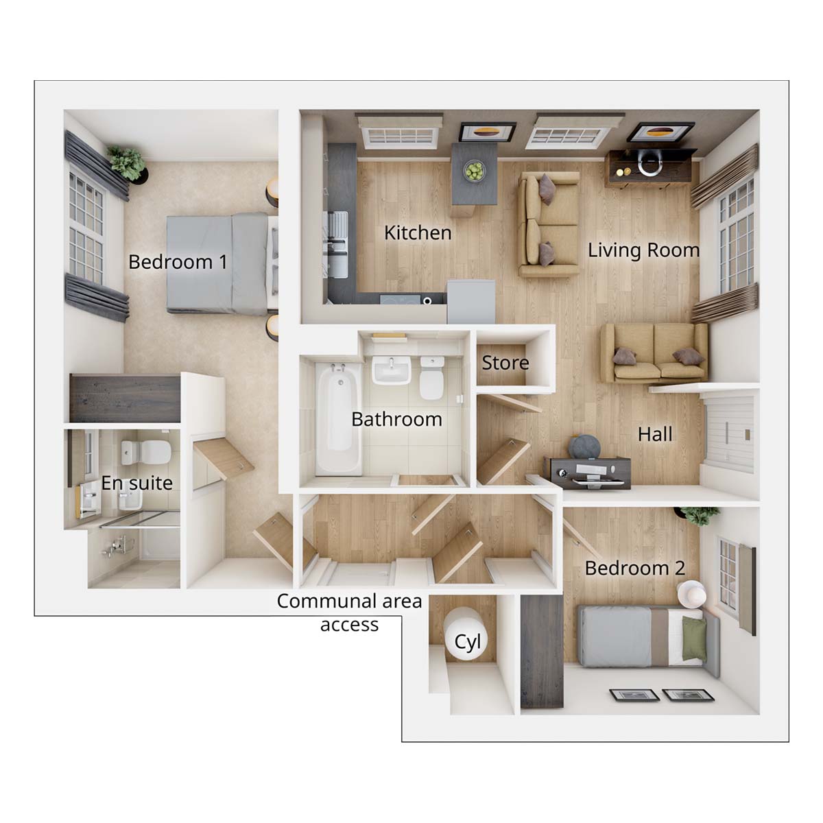 The Inglehome Block C Floor Plan