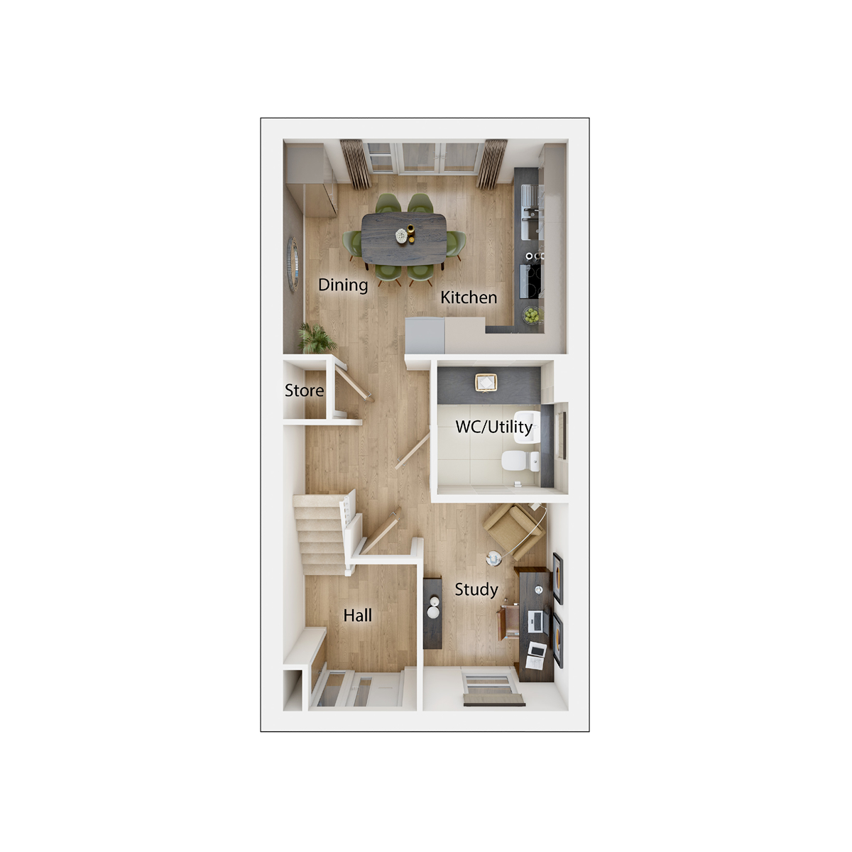 The Altbury Ground Floor Plan