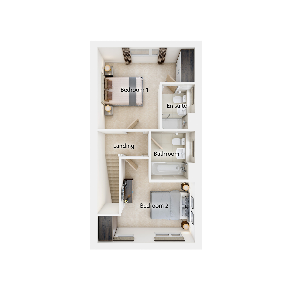 The Altbury Second Floor Plan