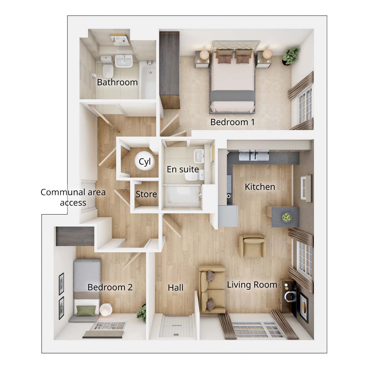 The Inglehome Block B Floor Plan