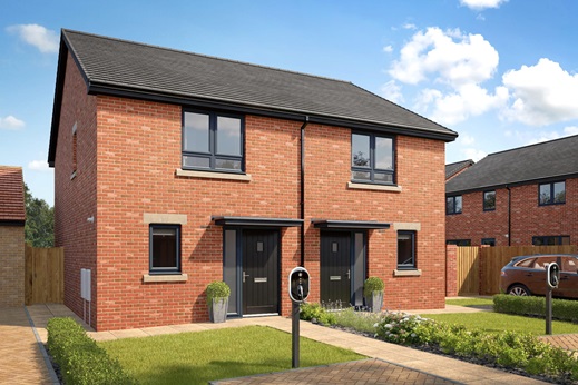 2 bedroom semi-detached