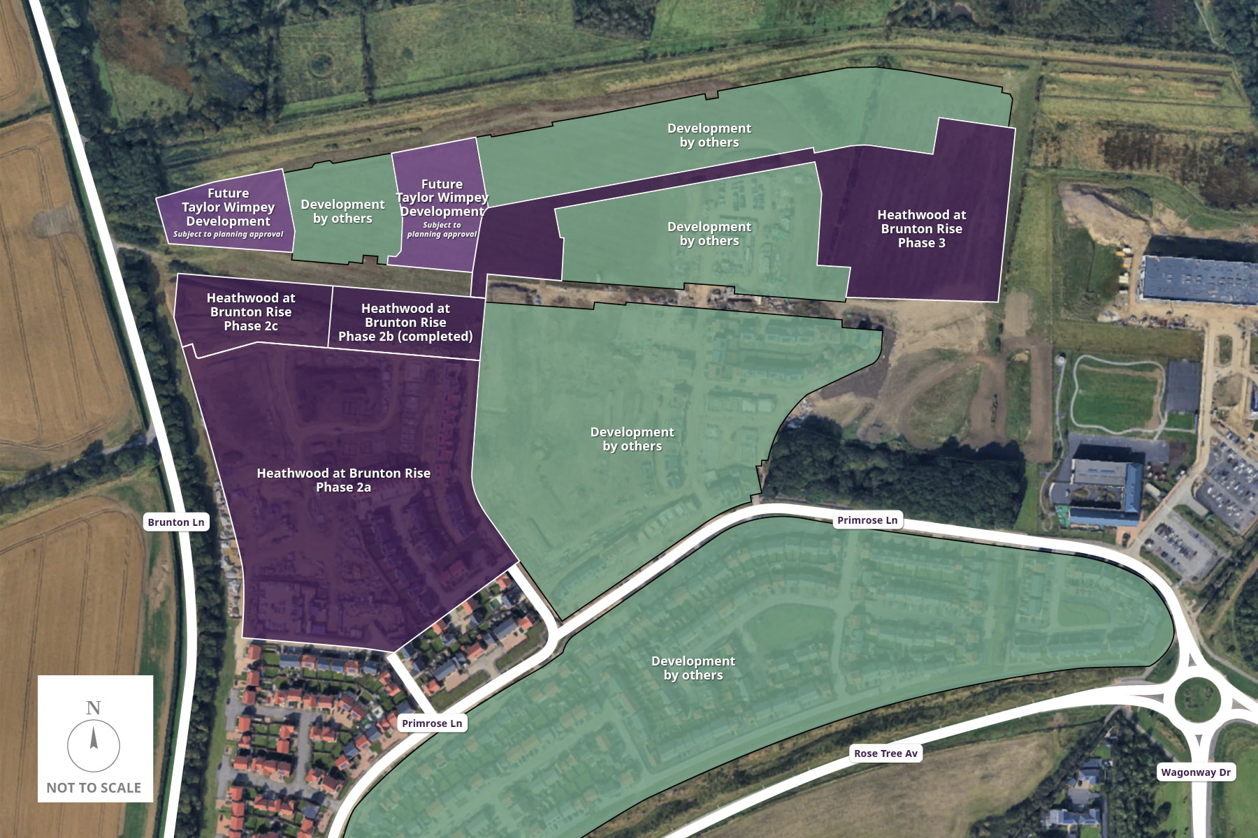Heathwood at Brunton Rise - Phases Layout