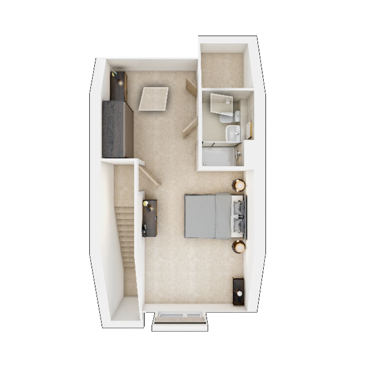The Harrton Second Floor Plan