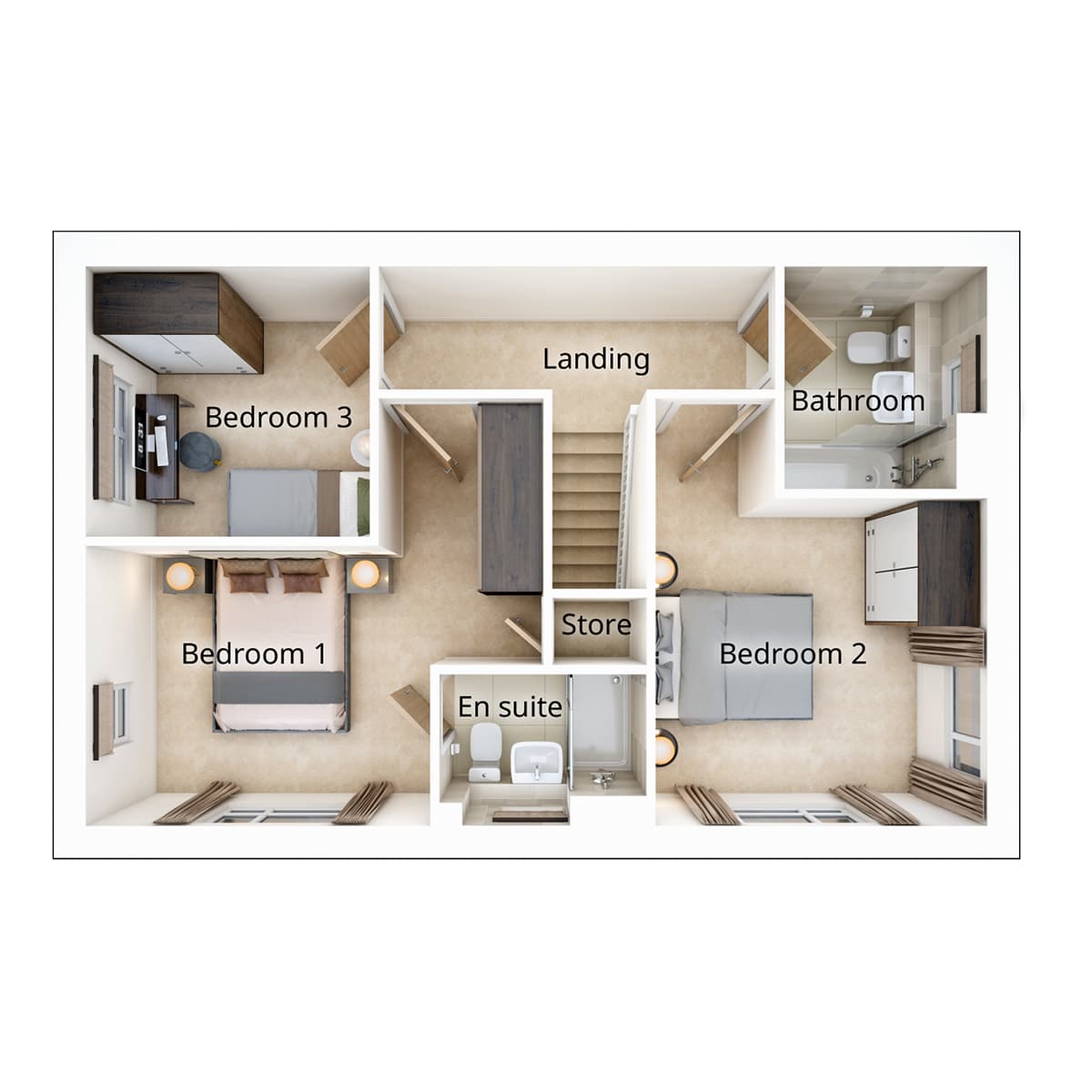 The Aynesdale First Floor Plan