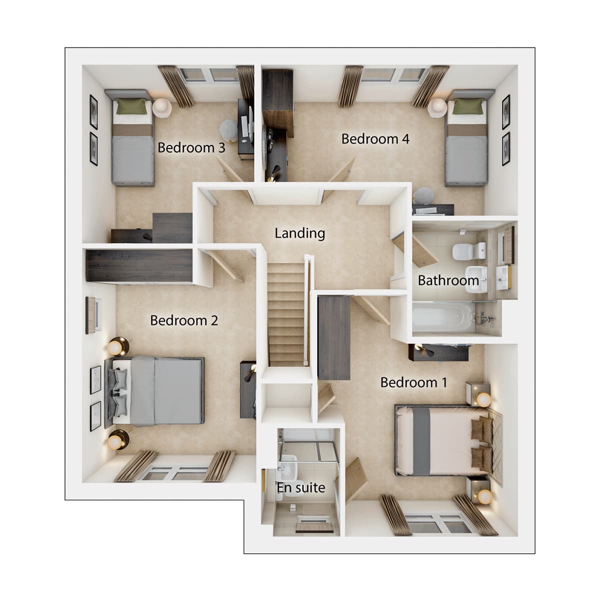The Chalham First Floor Plan