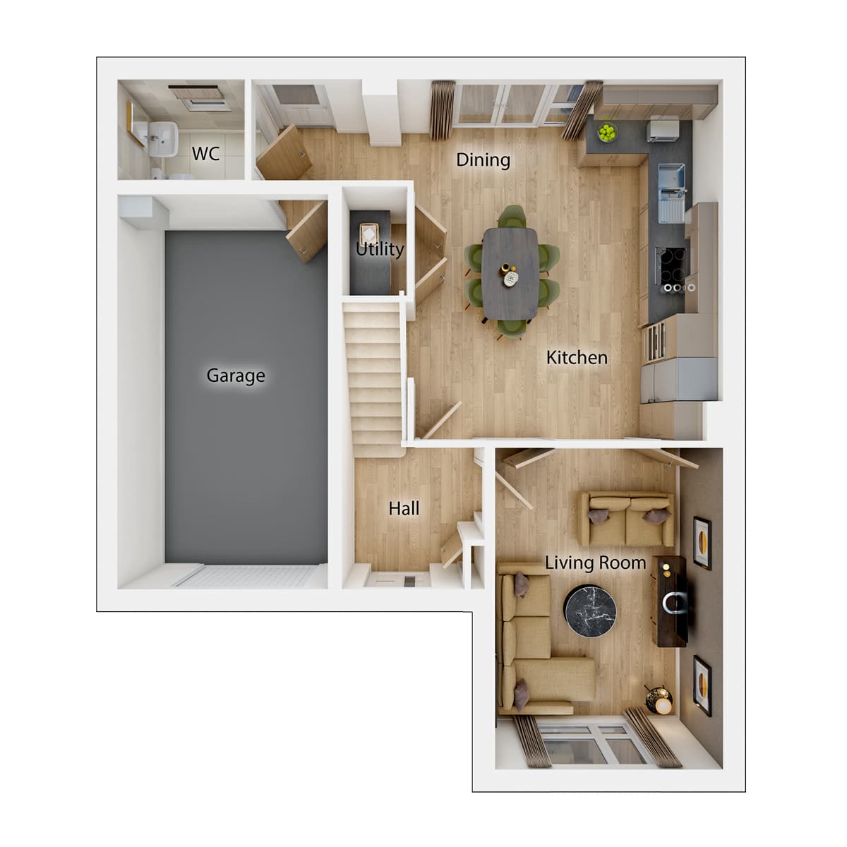 Corkham Ground Floor Plan