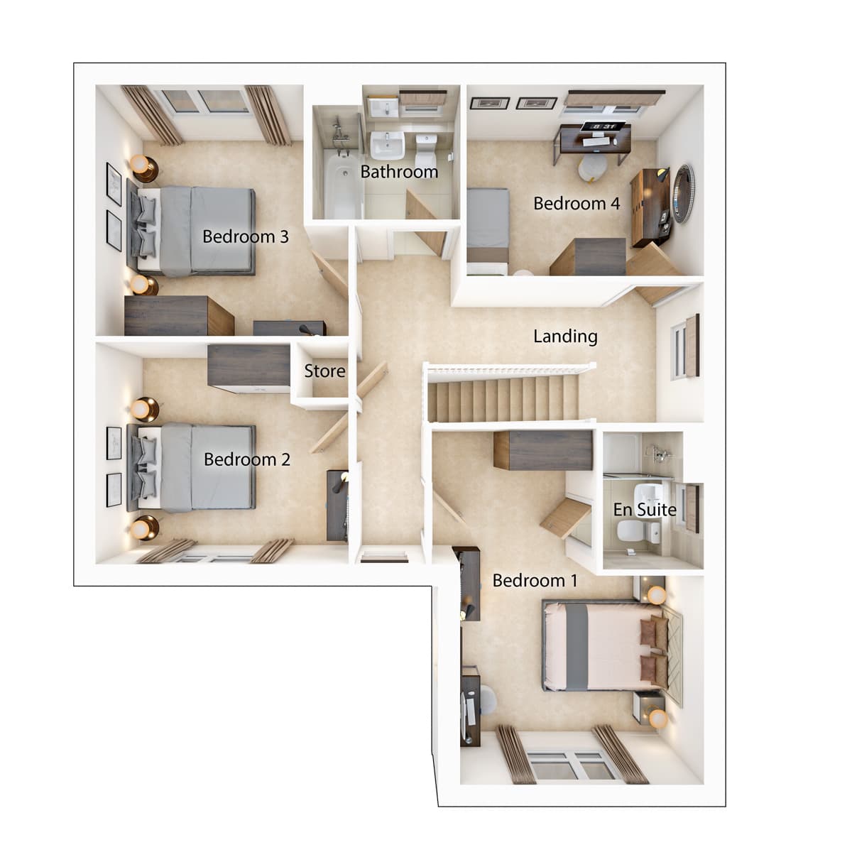 The Hubham First Floor Plan